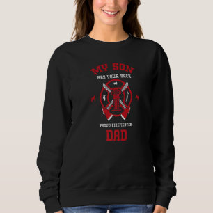 Sudadera Papá Mi Hijo Tiene Tu Espalda Luchadora.