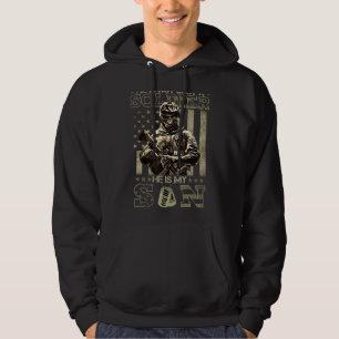 Sudadera Papá militar No es solo un soldado, es mi hijo.