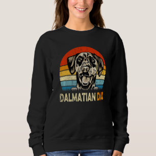 Sudadera Papá mozo retro dalmatiano padre