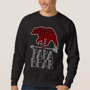 Sudadera Papa Navidades de oso Pajama Familia coincidiendo 
