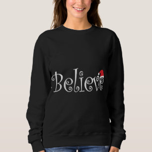 Sudadera Papá Noel cree que Feliz Navidad