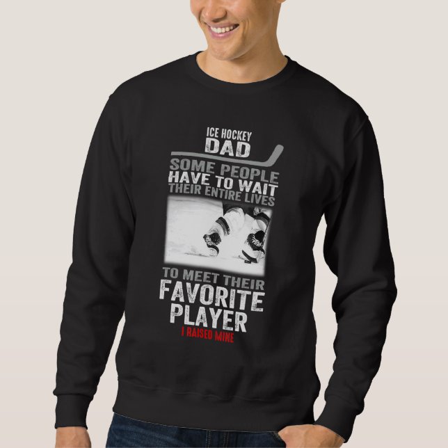 Sudadera Papá Noel De Hockey Sobre Hielo Algunas Personas T (Anverso)