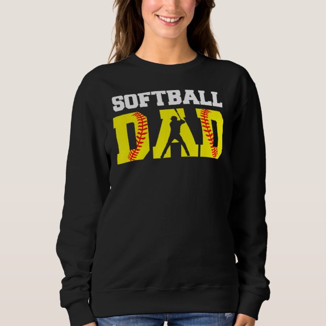 Sudadera Papá Noel de Softbol papá (Anverso)