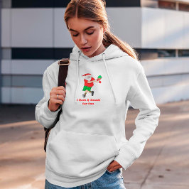 Sudadera Papá Noel Divertido Jugando Pickleball Me Lancé y 