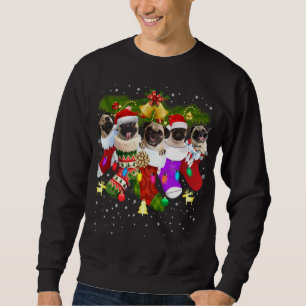 Sudadera Papá Noel en los Navidades agarra graciosa amante
