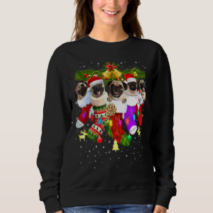 Sudadera Papá Noel En Navidades Calcula A La Madre Perro De