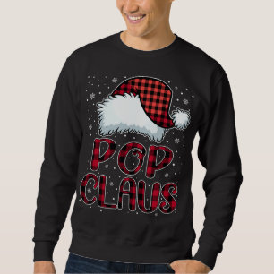 Sudadera Papá Noel Feliz Navidad Búfalo Rojo Santa