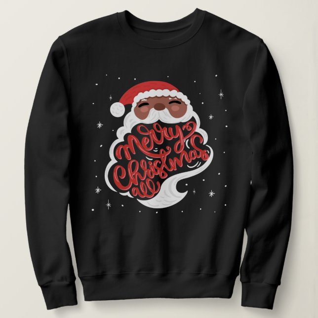 Sudadera Papá Noel | Feliz Navidad Todo (Anverso del diseño)
