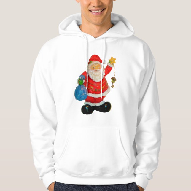Sudadera Papá Noel lindo Papá Noel Navidad Kris Kringle (Anverso)