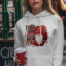 Papá Noel Moderno Estampa de Leopardo Gnomo Rojo N