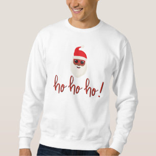 Sudadera Papá Noel negro Ho Ho Ho Ho Ho Sweatshirt