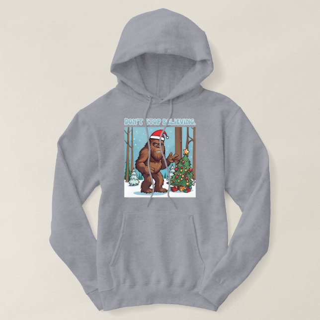 Sudadera Papá Noel - No dejes de creer (Diseño del anverso)