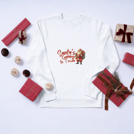 Sudadera Papá Noel: Papá Noel viene a la ciudad