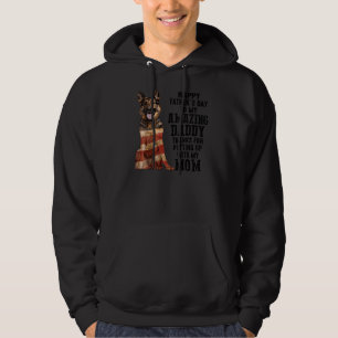 Sudadera Papá Noel Pastor Alemán Feliz Día De Los Padres A 