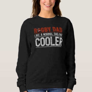 Sudadera Papá Noel Rugby Como Padre De Rugby De Papá Normal