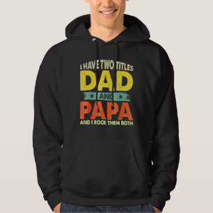 Sudadera Papá Noel Tengo Dos Títulos Papá Y Papá Padre