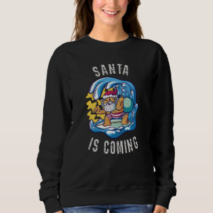 Sudadera Papá Noel viene de Surfboard