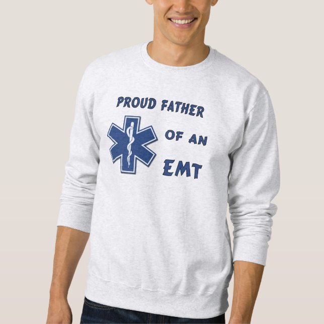 Sudadera Papá orgulloso de un EMT (Anverso)
