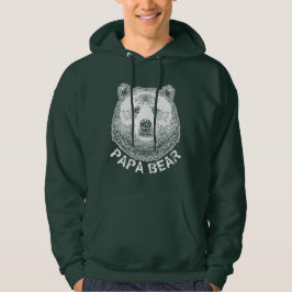 Sudadera Papa Oso, Ilustracion de mano dibujada