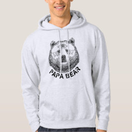 Sudadera Papa Oso, Ilustracion de mano dibujada