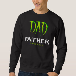 Sudadera Papá Padre Monstruo De La Energía Feliz Día Del Pa