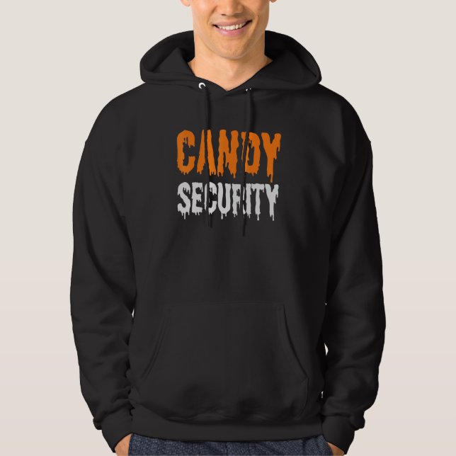 Sudadera Papá, padre y madre de Candy Security (Anverso)