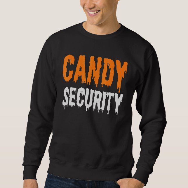 Sudadera Papá, padre y madre de Candy Security (Anverso)