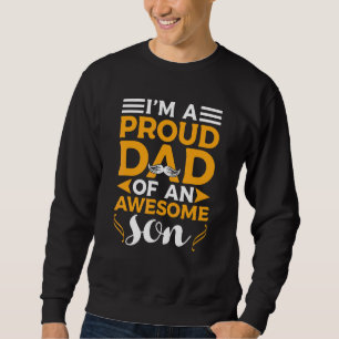 Sudadera Papá Padres Día Soy Un Padre Orgulloso De Un Hijo