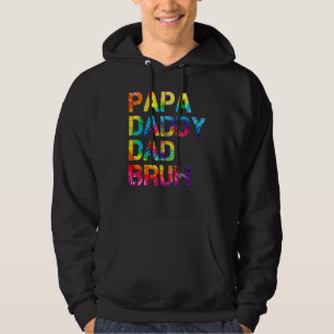 Sudadera Papá Papá Papá Bruh Día del Padre