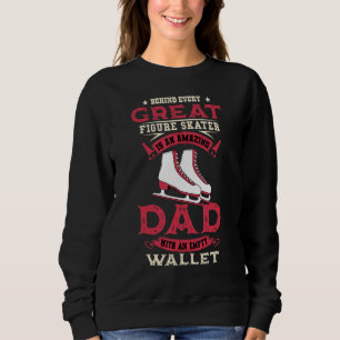 Sudadera Papá patinando sobre hielo practica patinaje artís