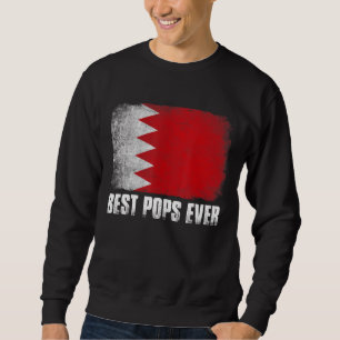 Sudadera Papá patriota de la bandera de Bahréin