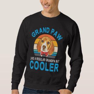 Sudadera Papa Perro Beagle Pata Grande Como Un Abuelo Regul