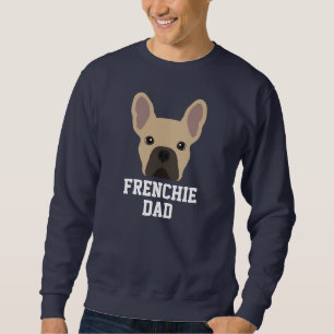 Sudadera Papa Perro Bulldog Francés Fawn Claro