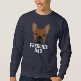 Sudadera Papá Perro Bulldog Francés Fawn Rojo