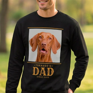 Sudadera Papa Perro Desde Foto de Mascota Personalizada con