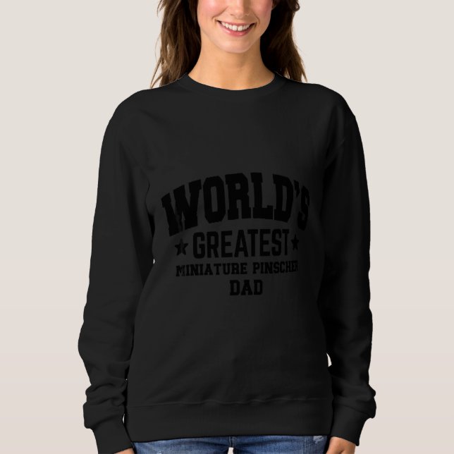 Sudadera Papá Perro Pinscher Miniatura Hombre (Anverso)