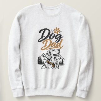 Sudadera Papá Perro Retriever Dorado Montaña