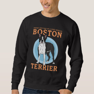 Sudadera Papá Perro Terrier de Boston de un Terrier de Bost