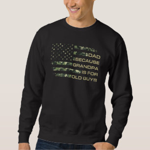 Sudadera Papá Porque El Abuelo Es Para Hombres Mayores Band