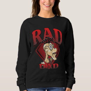 Sudadera Papá Rad Mens Clásico 90s Mejor Papá Padre Papa