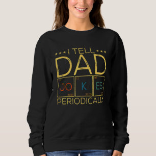 Sudadera Papá Retro Les Cuente Chistes De Papá Periódicamen
