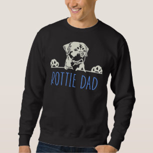 Sudadera Papá Rottie Con Perro Rottweiler 35