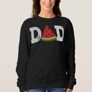Sudadera Papá sandía verano Fruta de verano Día del Gran Pa