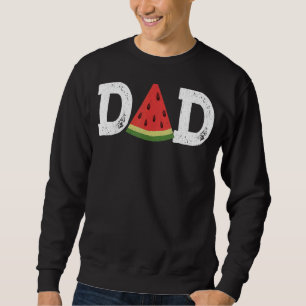 Sudadera Papá sandía verano Fruta de verano Día del Gran Pa