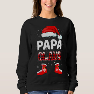 Sudadera Papa Santa Claus Navidades a juego con pijamas fam