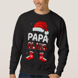 Sudadera Papa Santa Claus Navidades a juego con pijamas fam