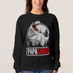 Sudadera Papa Saurus Men Papa Saurus Rex Birday Party Dad