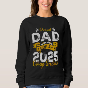 Sudadera Papá Senior 2025 Orgulloso Papá De Un Graduado Uni