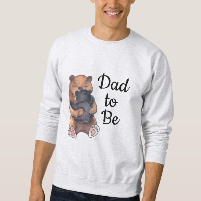 Sudadera Papá será un oso grande de Woodland (Anverso)