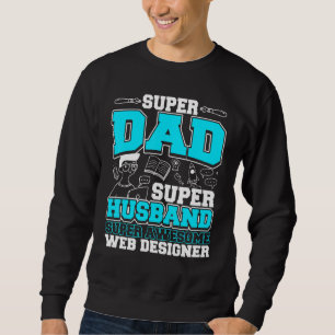 Sudadera Papá Super Awesome Web Er
